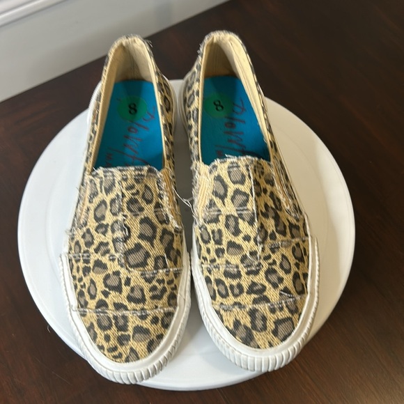 Blowfish Malibu Leopard Print Slip On Sneakers Women’s Size 8 - Picture 13 of 17